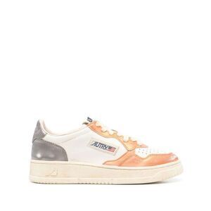AUTRY Low Top Lace-Up Sneakers Men YELLOW & ORANGE